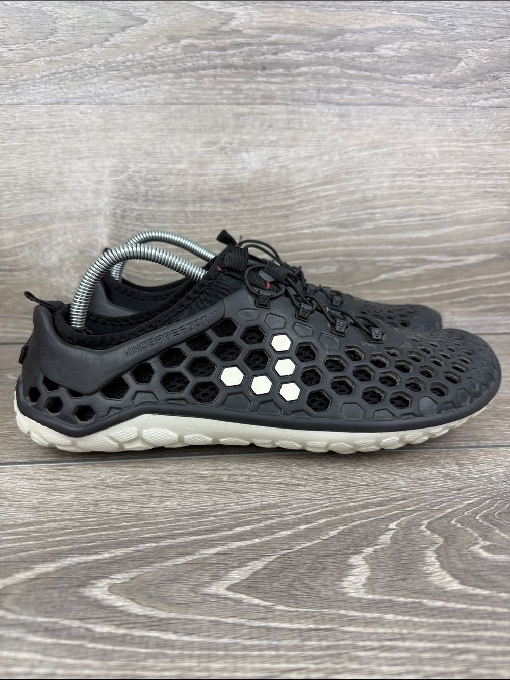Vivobarefoot Ultra 3 Bloom Mens Sz EU 43 Black Molded EVA Minimalist Water Shoe